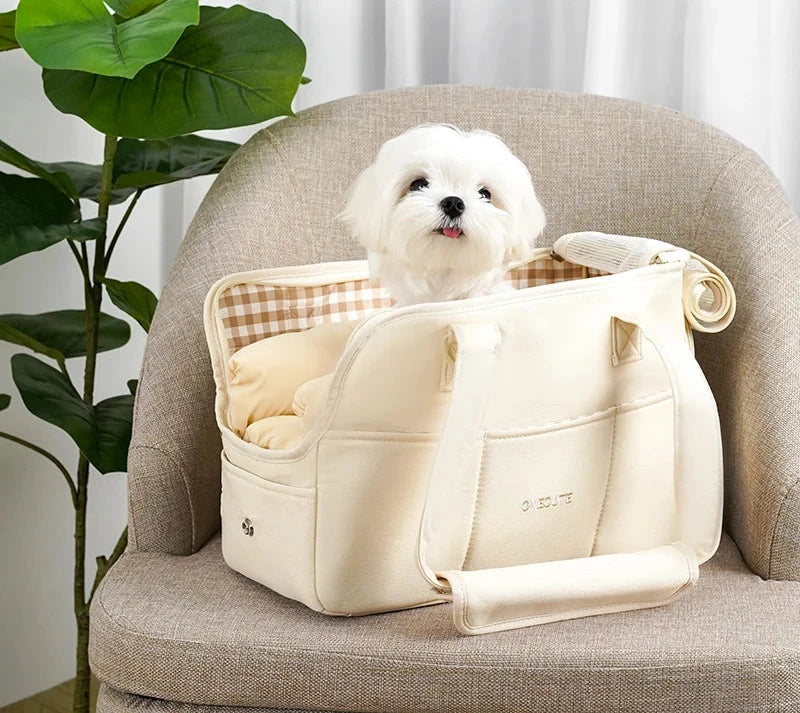 Sac à bandoulière portable élégant pour chien