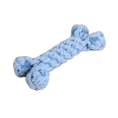 Cotton Bone Puppy Teething Chew Bite Resistant Toy