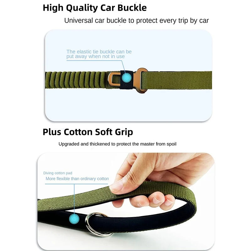 Retractable Pet Dog Car Seat Belt Secure