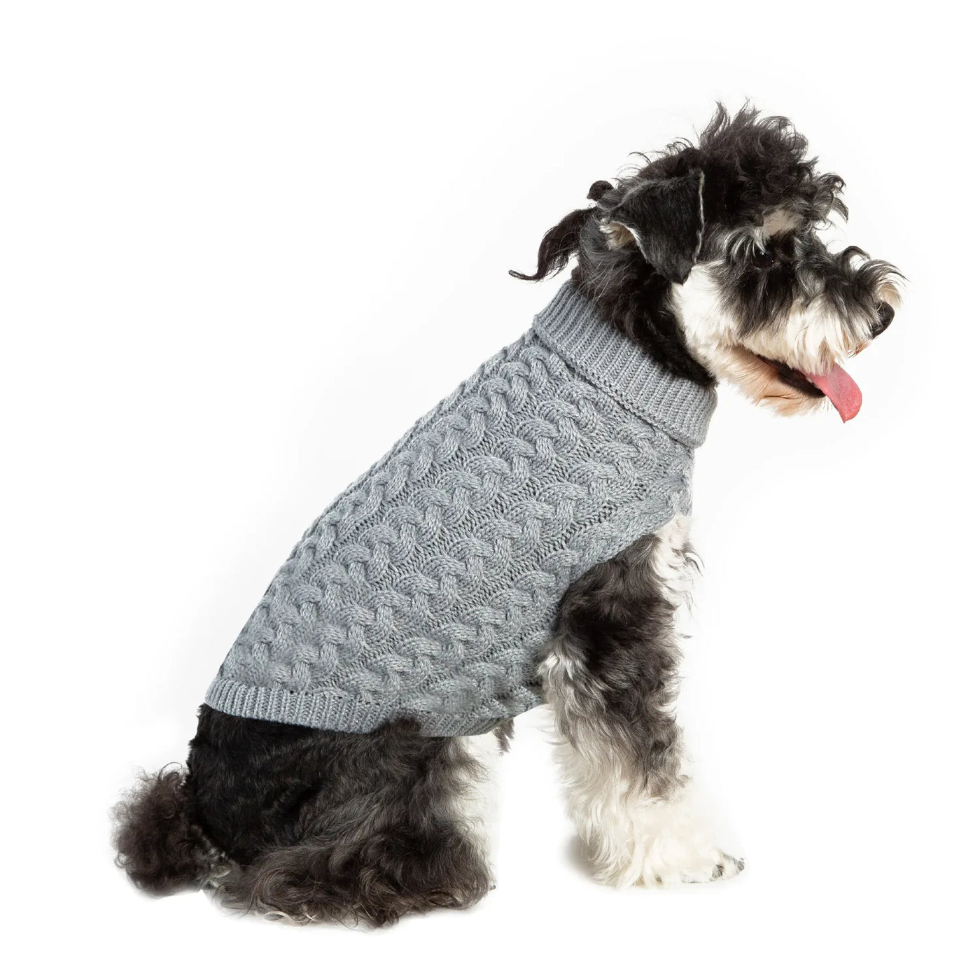 Turtleneck Knitted Dog Sweaters Small Dogs