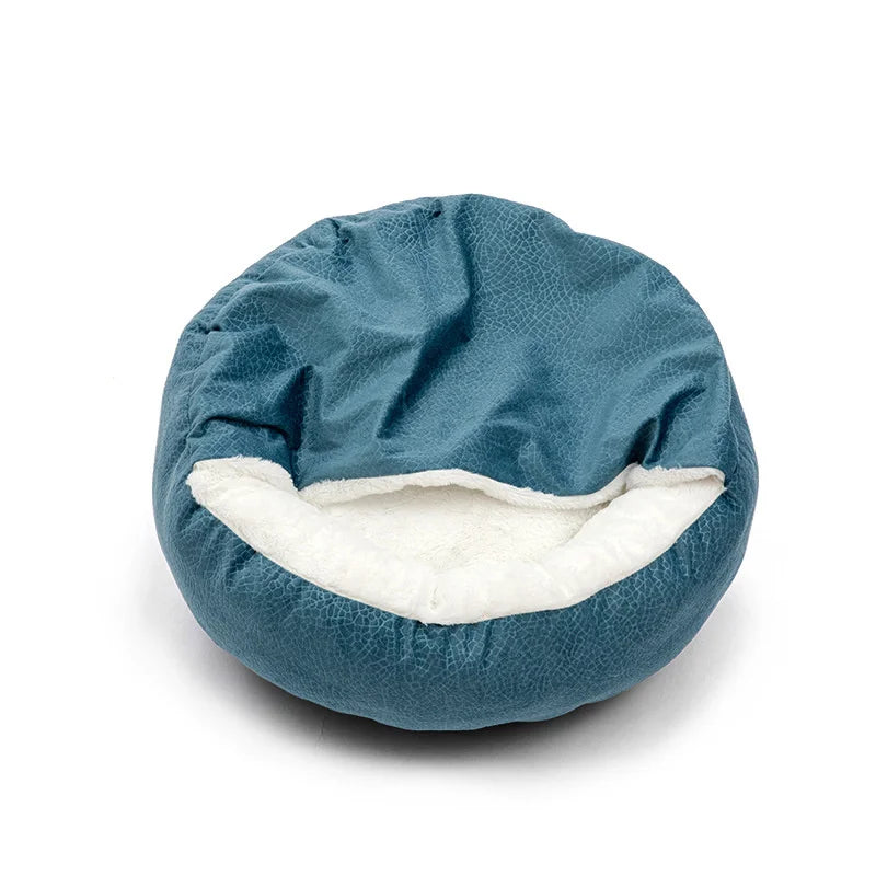 Orthopedic Dog Bed With Hooded Blanket Waterproof