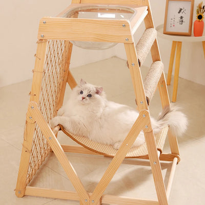 Cat Climbing Frame Space Capsule Scratching Board