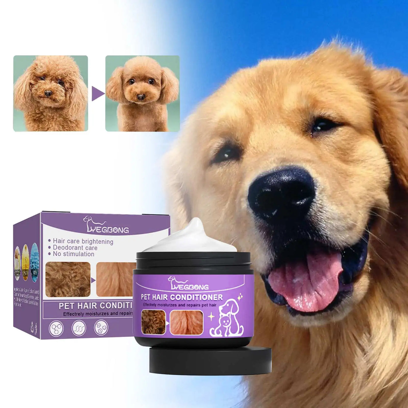 Pet Fur Smoothing Set