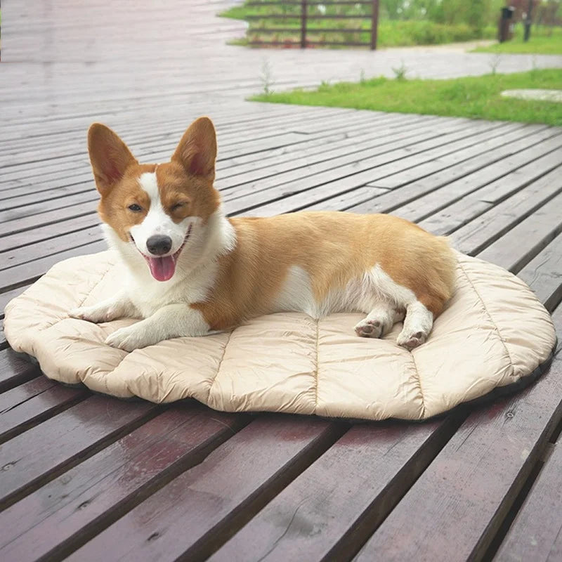 Tapis de voyage pliable pour animaux de compagnie, coussin imperméable pour l'extérieur