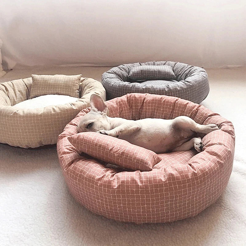 Dreamy Round Pet Bed Comfortable