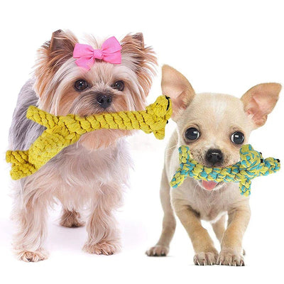 Dog Rope Toy Cartoon Animal Chew Toys