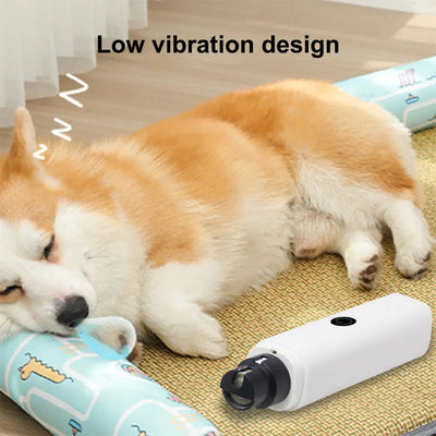 Electric Pet Nail Grinder with LED Light