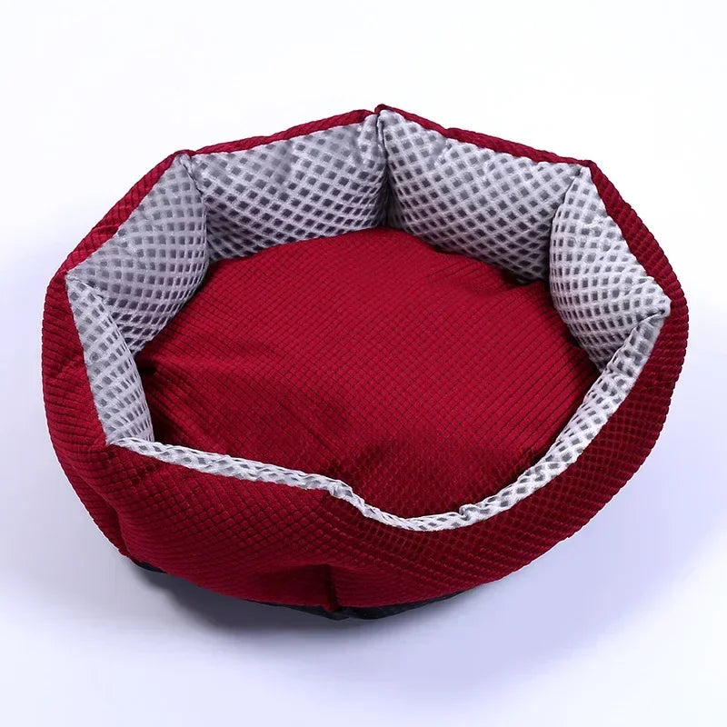 Round Soft Dog Bed