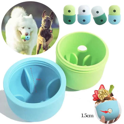 Interactive Toy for Dog  Leaking Ball Slow Feeder Bowl