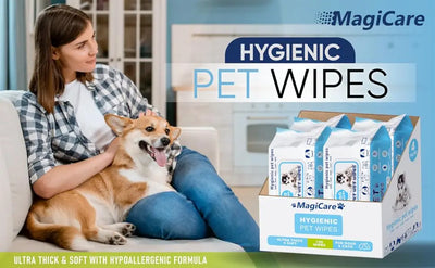 Sensitive Cleaning and Wipes for Paws, Body and Butt Dog Wipes