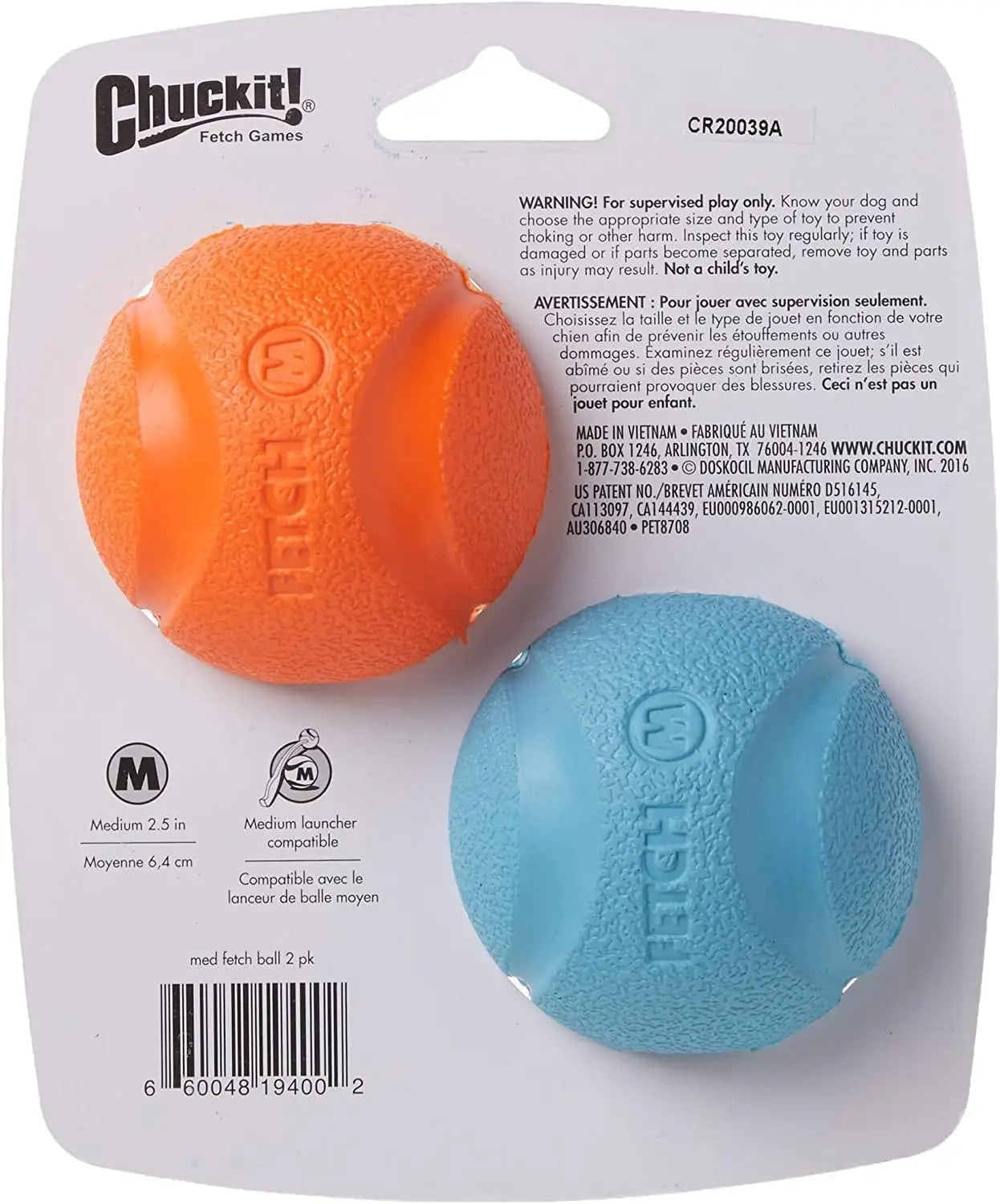 Jouet pour chien Chuckit! Fetch Ball