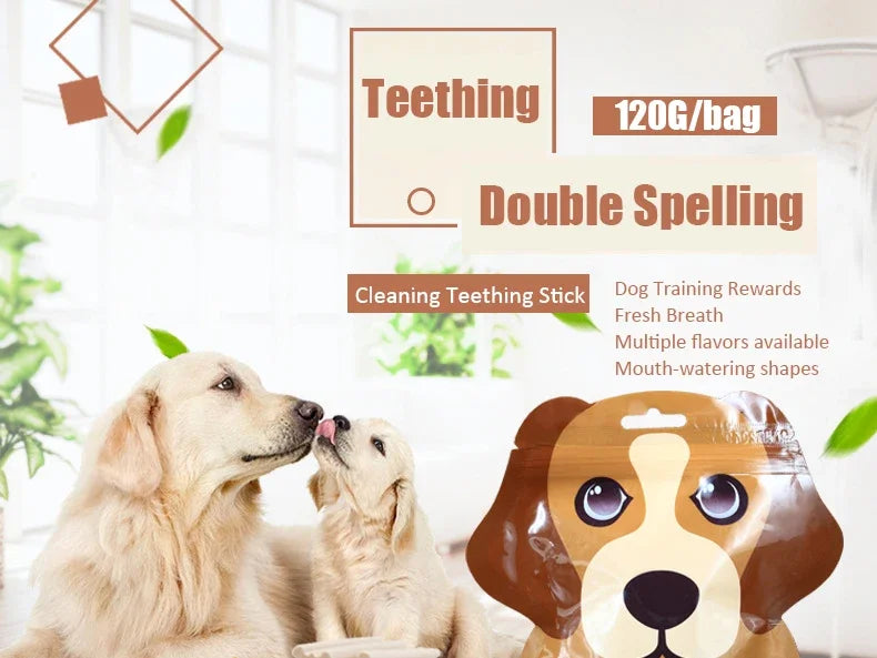 Dog Snacks Teething Stick Tooth Cleaning Bone Fresh Breath