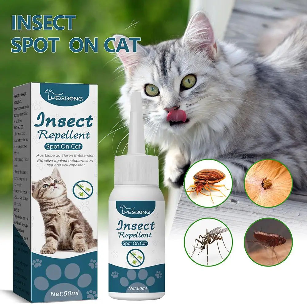 Flea Killer Drops Anti Fleas Pet Treatment