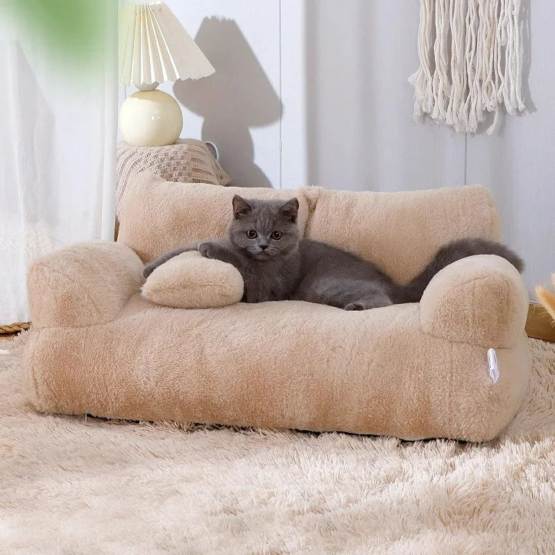 Canapé de luxe ultra doux pour animaux de compagnie