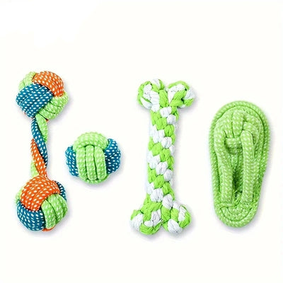 13Pcs/9Pcs Dog Cotton Rope Toy Set