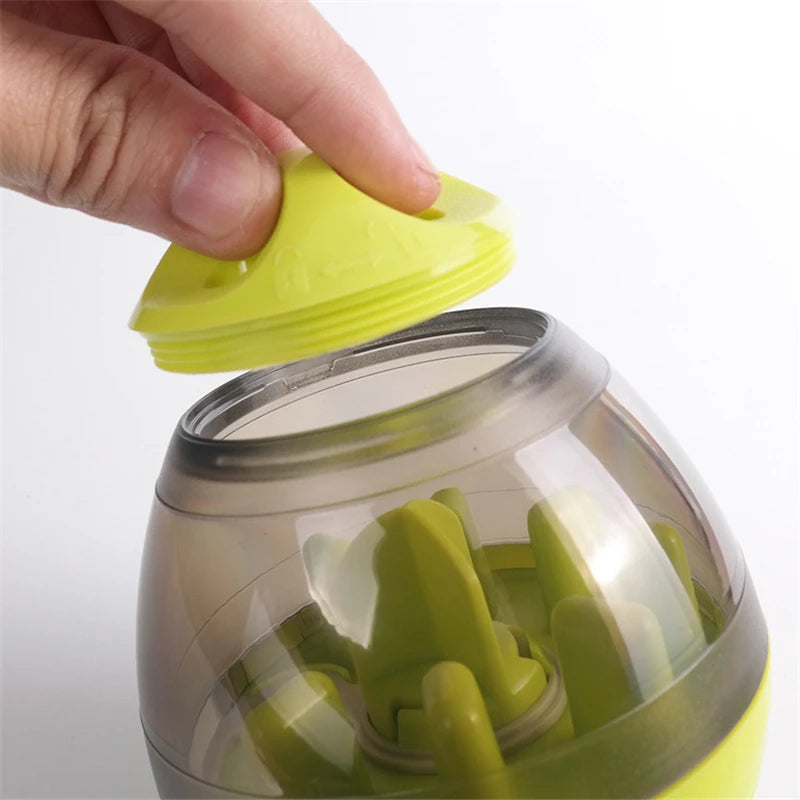 Interactive Pet Toy Increases IQ Treat Ball Food Dispenser