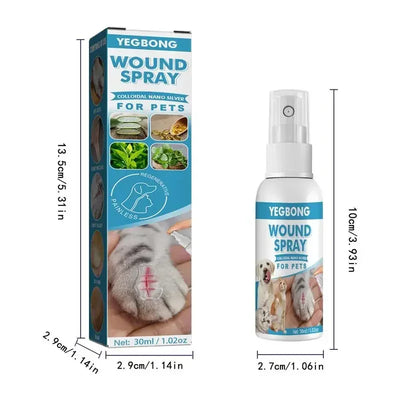 Spray de soin de la peau anti-démangeaisons et anti-démangeaisons pour animaux de compagnie