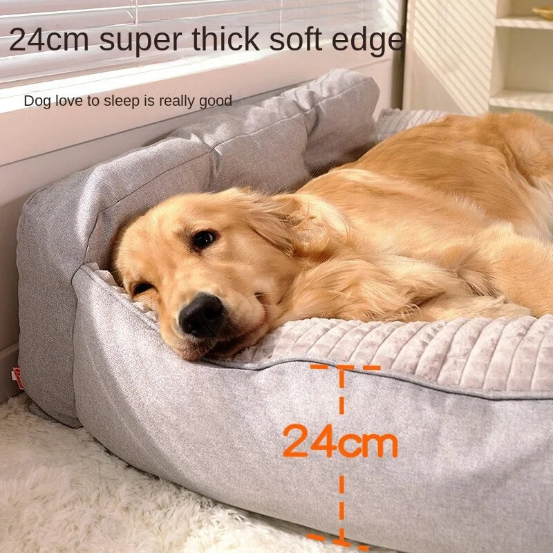 Lit d'angle confortable pour chien