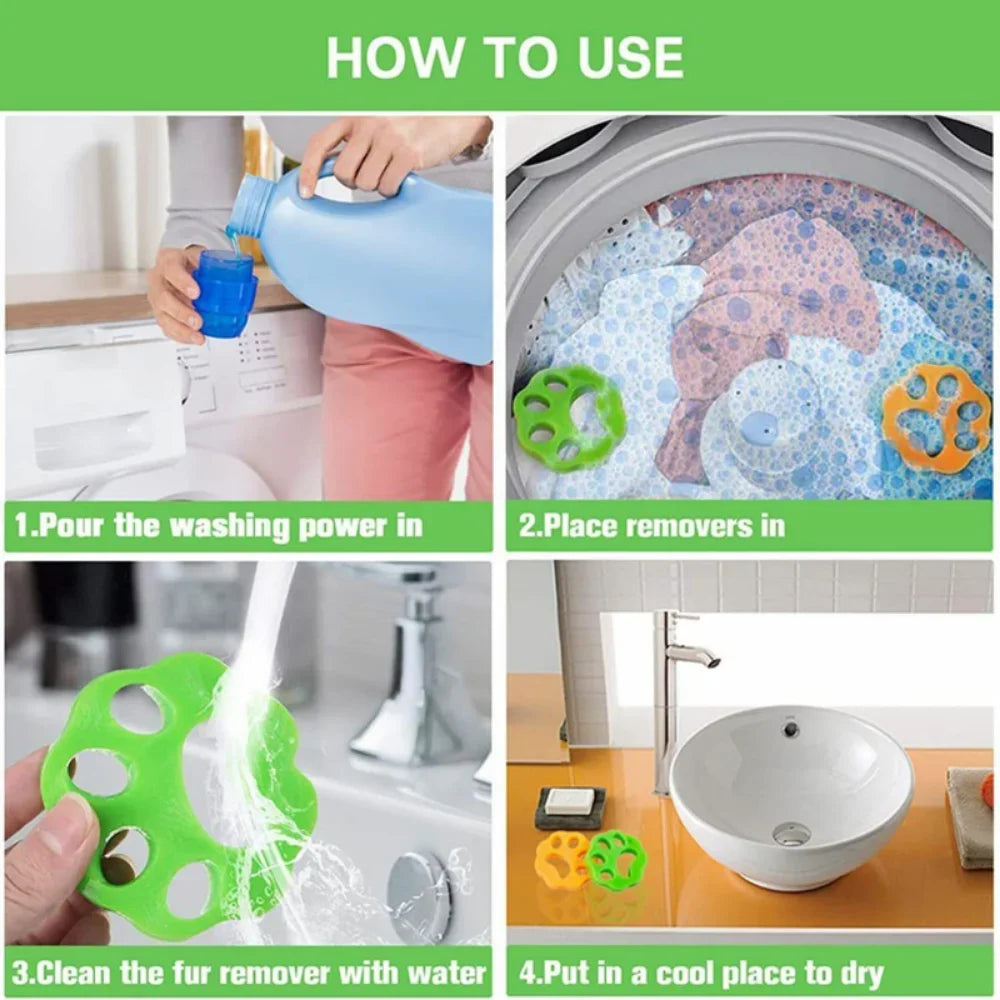 Clean Paw Washing Machine Pet Hair Remover Reusable