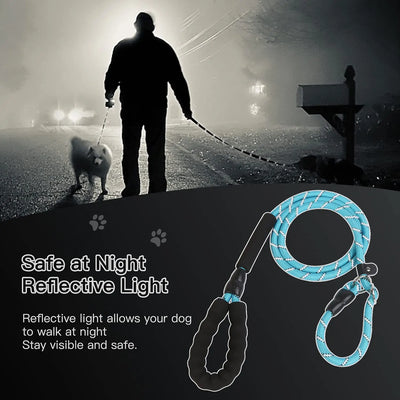 Soft Touch Adjustable Anti-slip No-pull Dog Leash & Collar