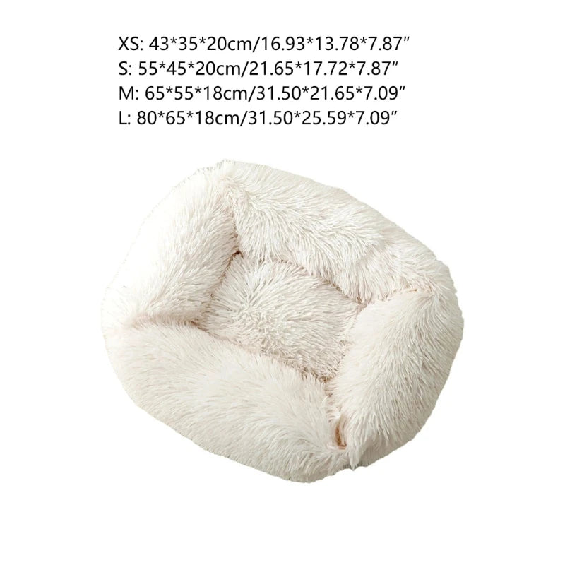 Lit nuage confortable pour animaux de compagnie multicolore