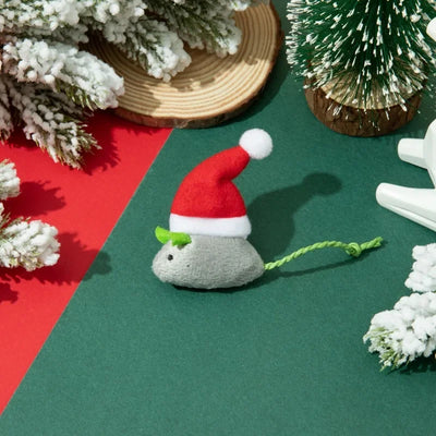 Christmas Mouse Catnip Mouse Toy