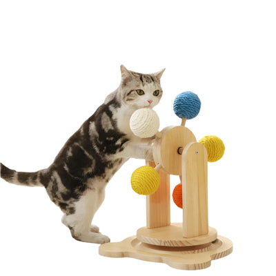 Wheel Cat Scratching Ball Toys Board