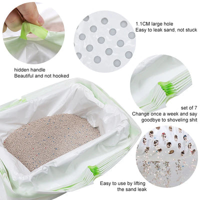 Scoop Free Cat Litter Bag Cat Toilet Sanitary Garbage Bag