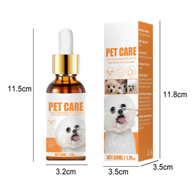 Pet Eye Wash Drops Remove Tear Marks & Tear Stain Remover