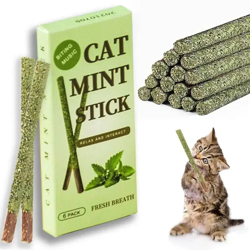 Natural Cat Stick Mint Teeth Cleaning Treating