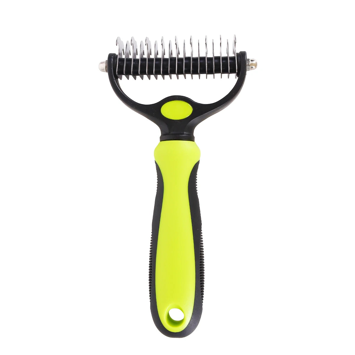 Ultra Groom Pet Deshedding Brush - Double-Sided Undercoat Shedding Comb