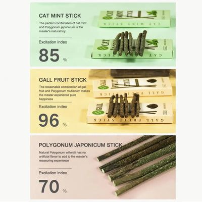 Natural Cat Stick Mint Teeth Cleaning Treating