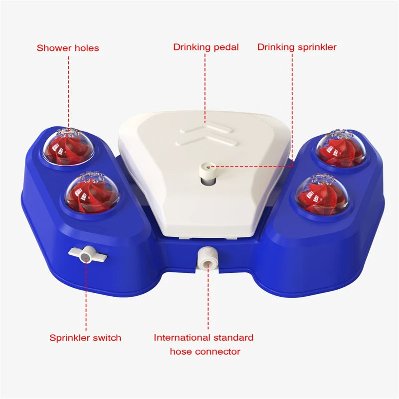 Dog Outdoor Toys Step on Sprinkler Activated Automatic Squirting