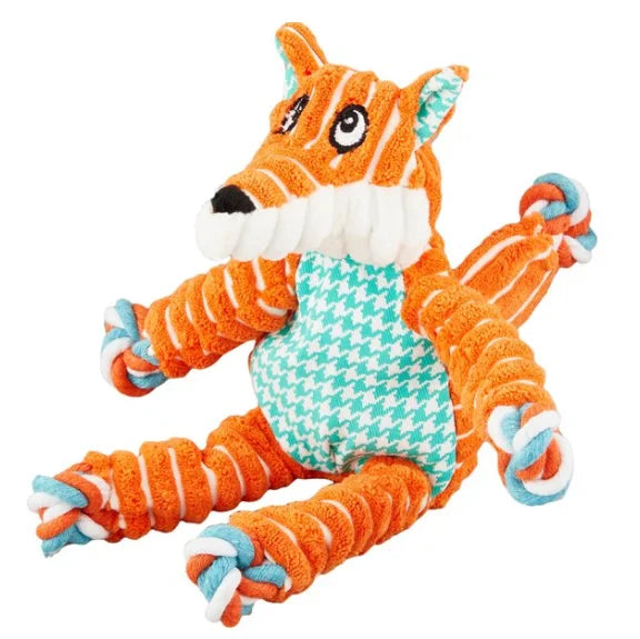 KONG Floppy Knots Hundespielzeug, Fuchs