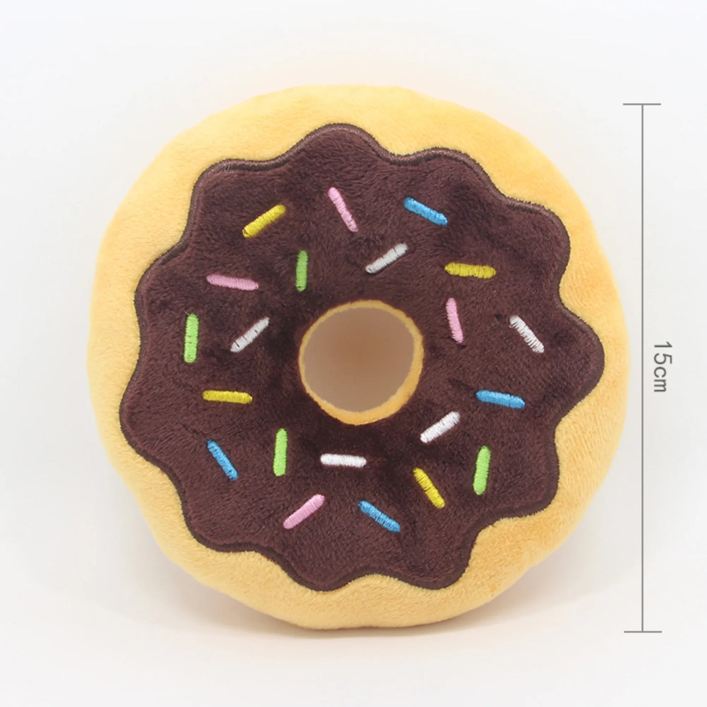 Donut Plush Soundmaking Dog Toy