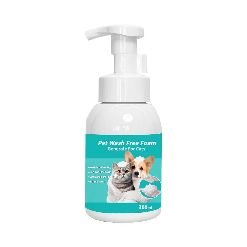 Gel douche sans eau pour animaux de compagnie, nettoyage à sec, 300 ml