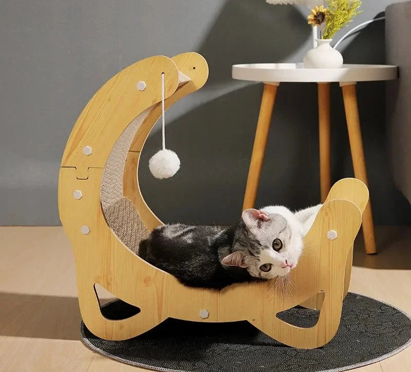 Moon Cat Scratching Bed