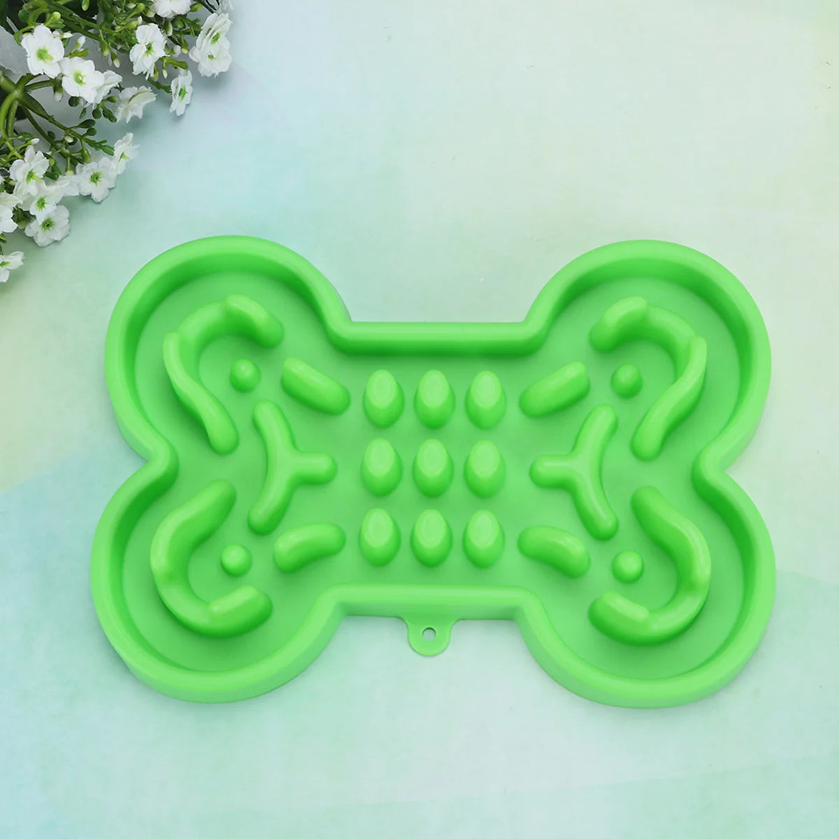 Tapis en silicone pour alimentation lente Bone Treat