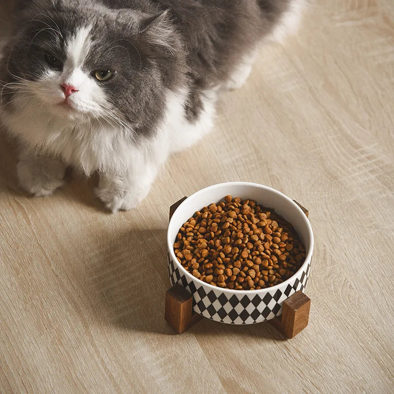 Black and White Printing Pet Bowls