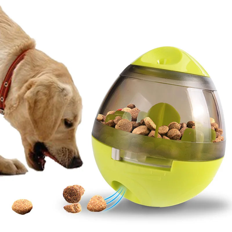 Interactive Pet Toy Increases IQ Treat Ball Food Dispenser