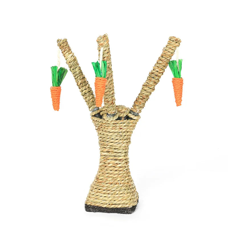 Carrot Tree Pet Scratcher Kitten Tree Tower