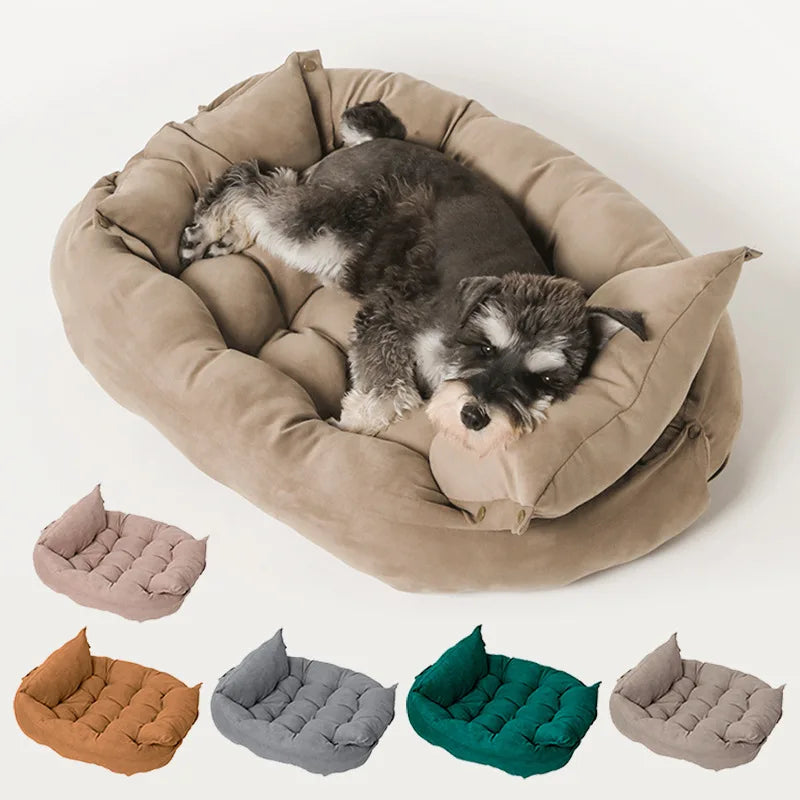 Super Soft Kennel Mat Multi-Function Folding Square Cushion Pet Nest