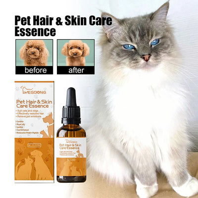 Pet Hair Skin Care Essence Natural Moisturizing Coat Conditioner Promote Hair Growth