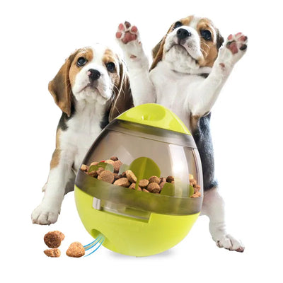 Interactive Pet Toy Increases IQ Treat Ball Food Dispenser