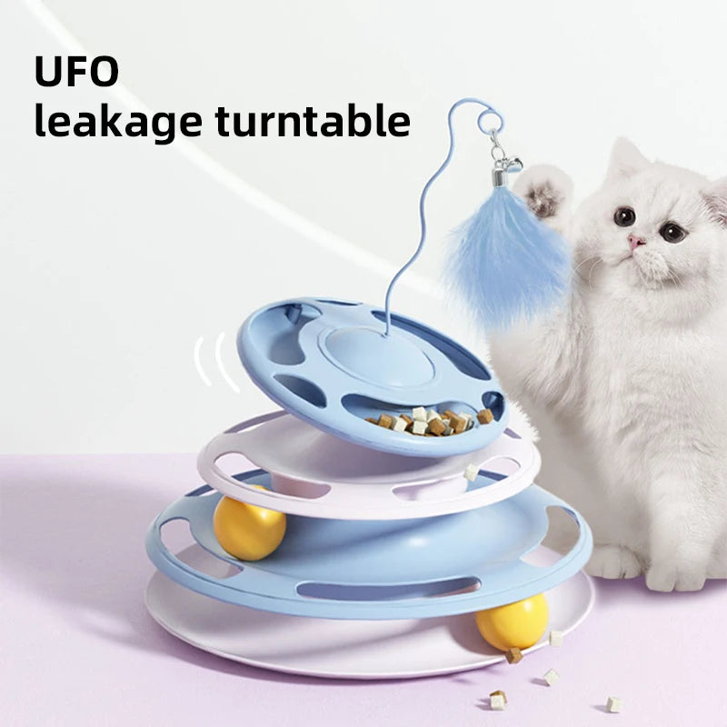 Ufo Cat Tower Play Toy