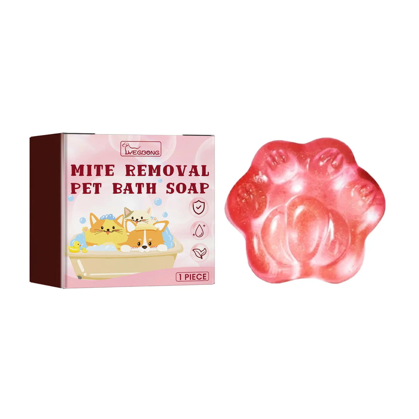 Sensitive Pet Mite Removal Softening Fur Soap