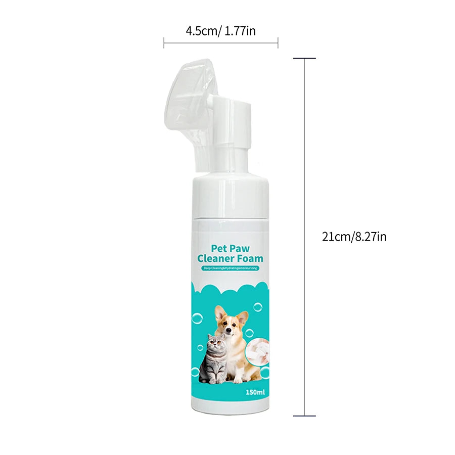 No Rinse Sensitive Paw Cleaning Foam