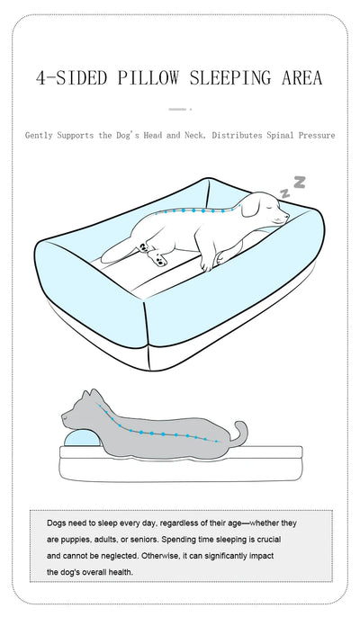 Lit chauffant et confortable pour animaux de compagnie en peluche de qualité supérieure