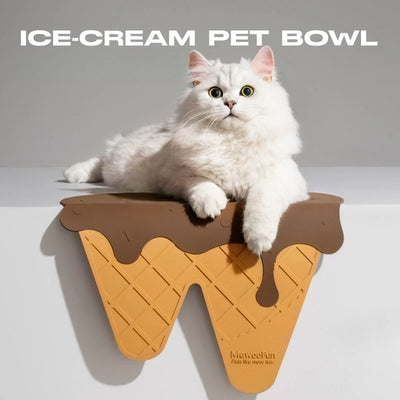 Ice Cream Cat Bowl Summer Collection