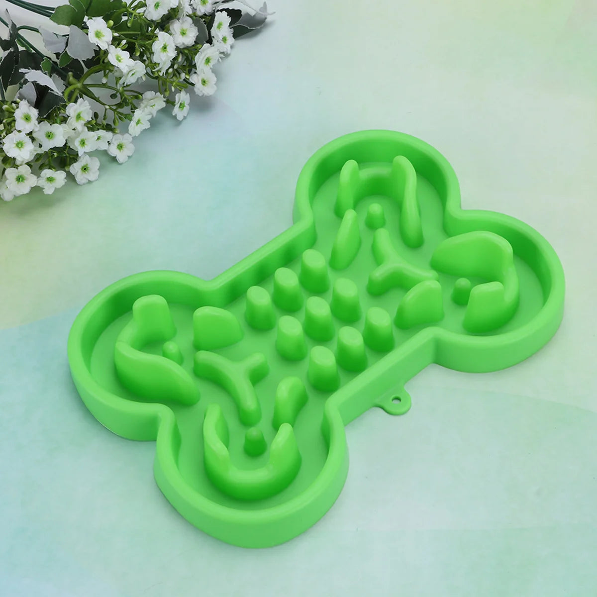 Tapis en silicone pour alimentation lente Bone Treat